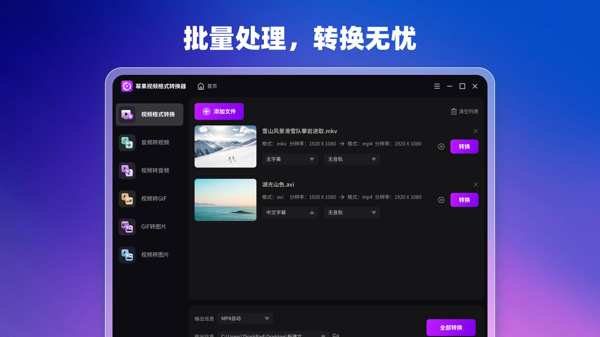 视频格式转换器