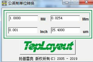 公英制单位转换